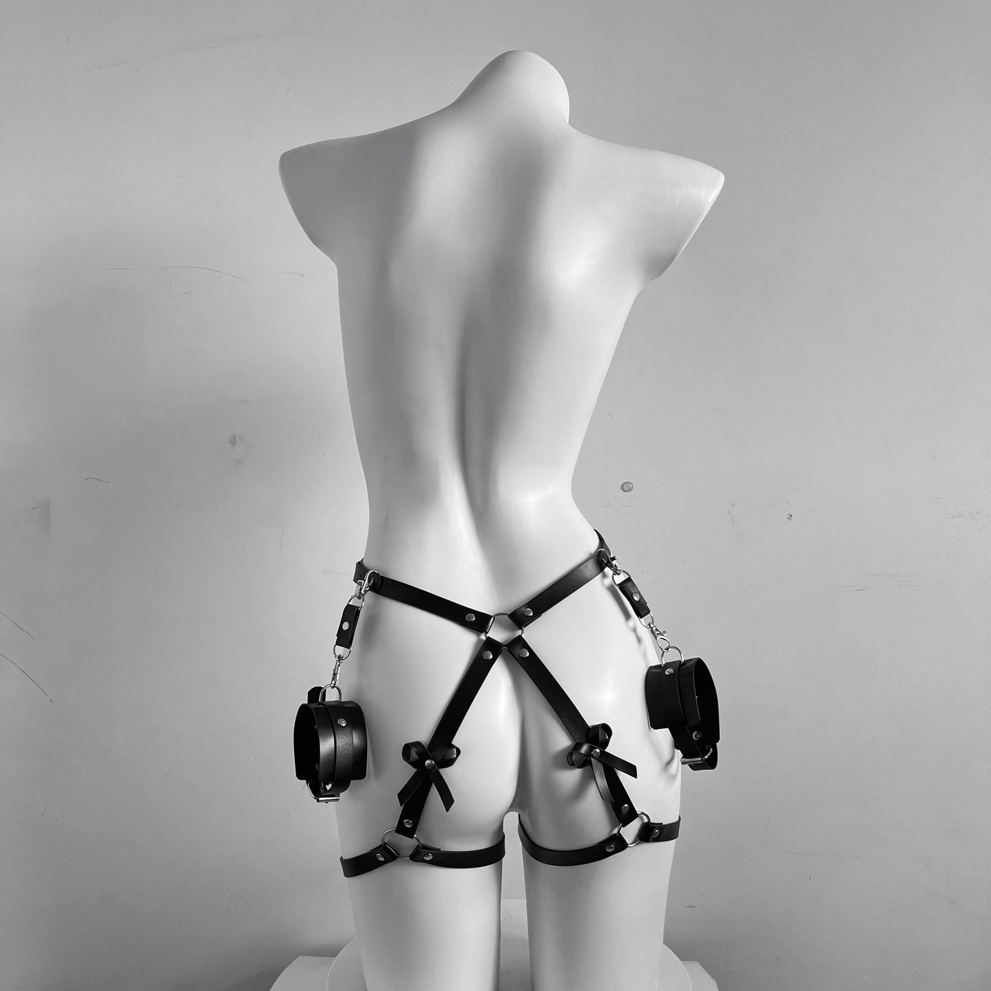 Women's harness bra Bdsm Erotic lingerie Black Sexy Bondage Leather cage bra  Seks Garter belt Body Fetish wear Mature Sex toy - AliExpress